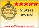Hide Window Now 2.5 5 stars award